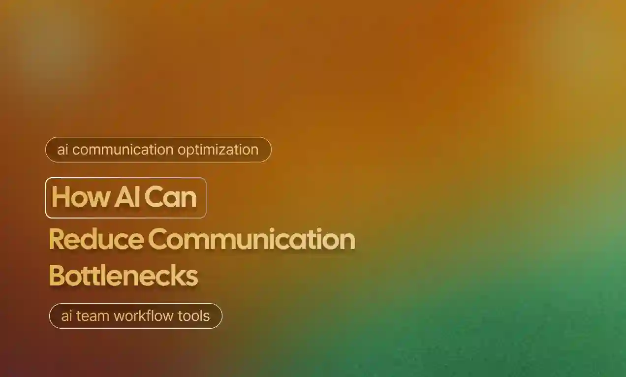 Reduce Communication Bottlenecks