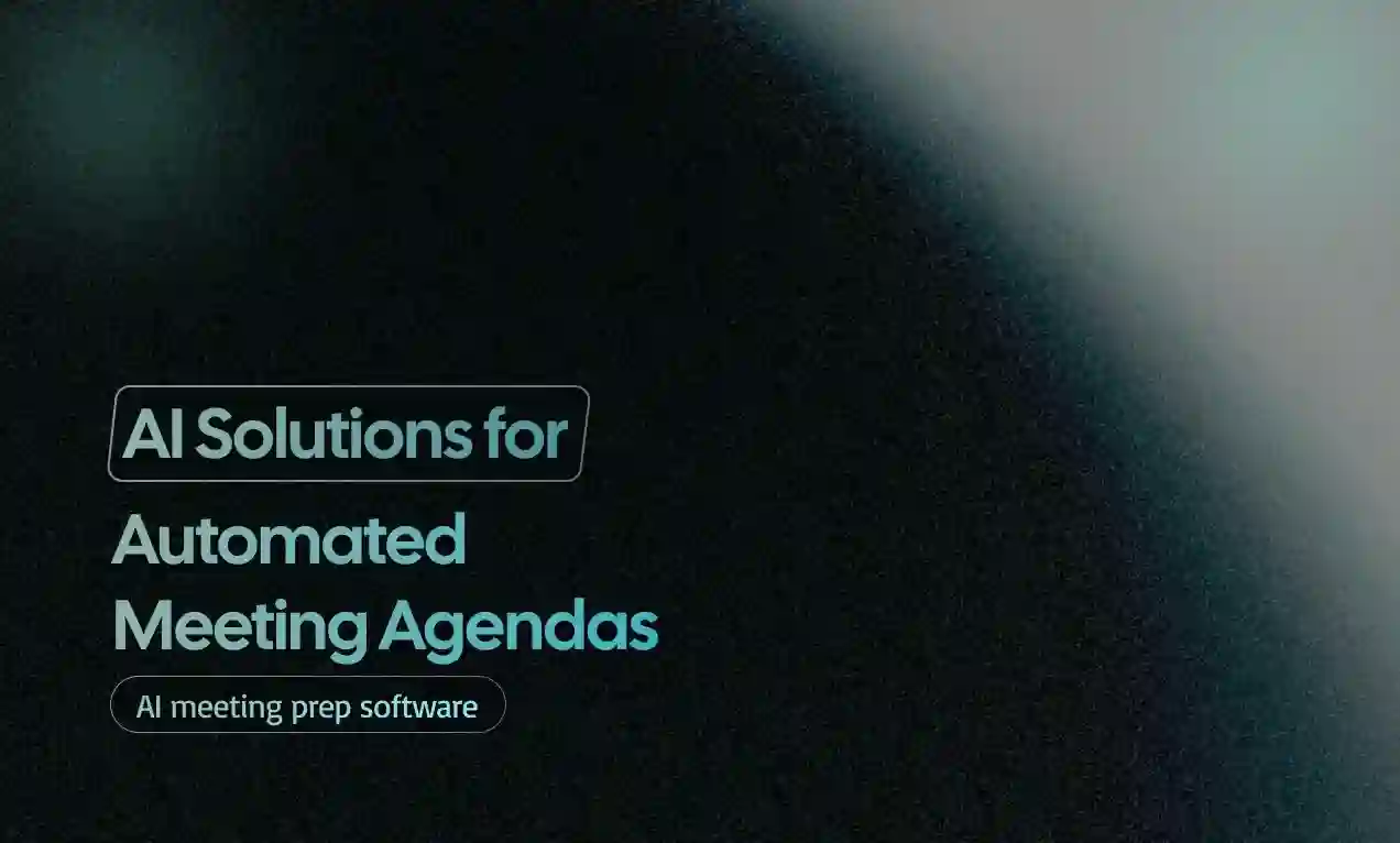 Automated Meeting Agendas
