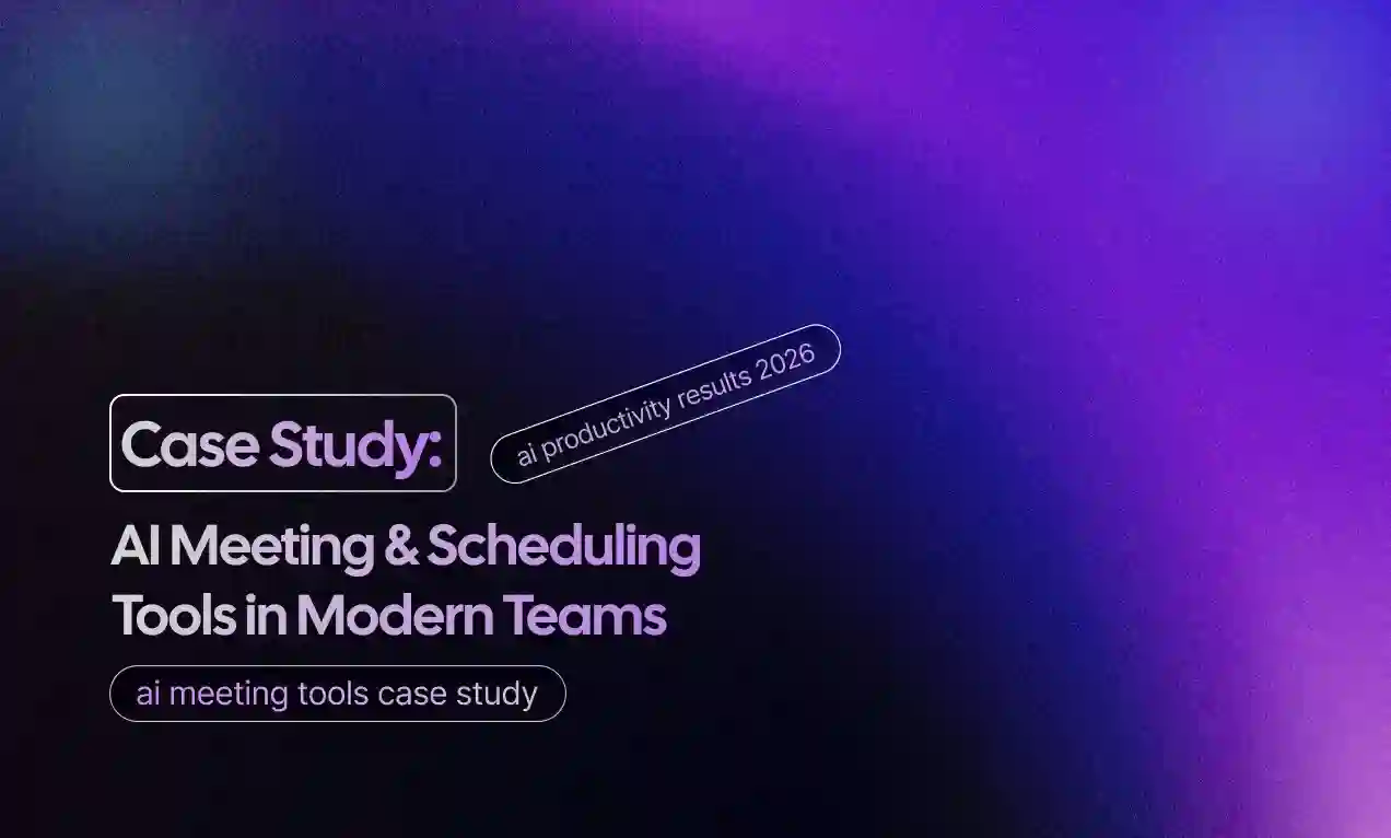 AI Meeting & Scheduling Tools