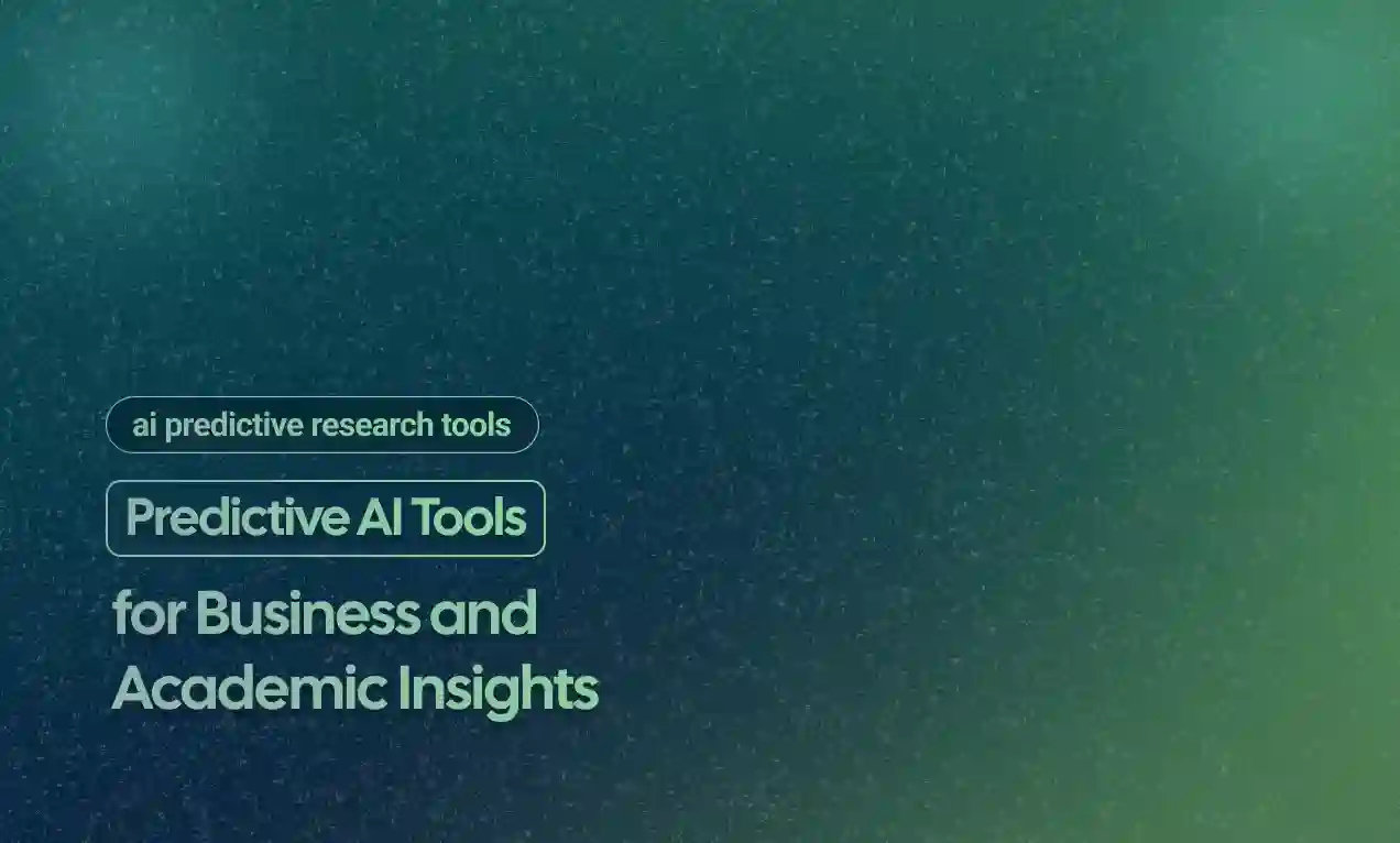 Predictive AI Tools