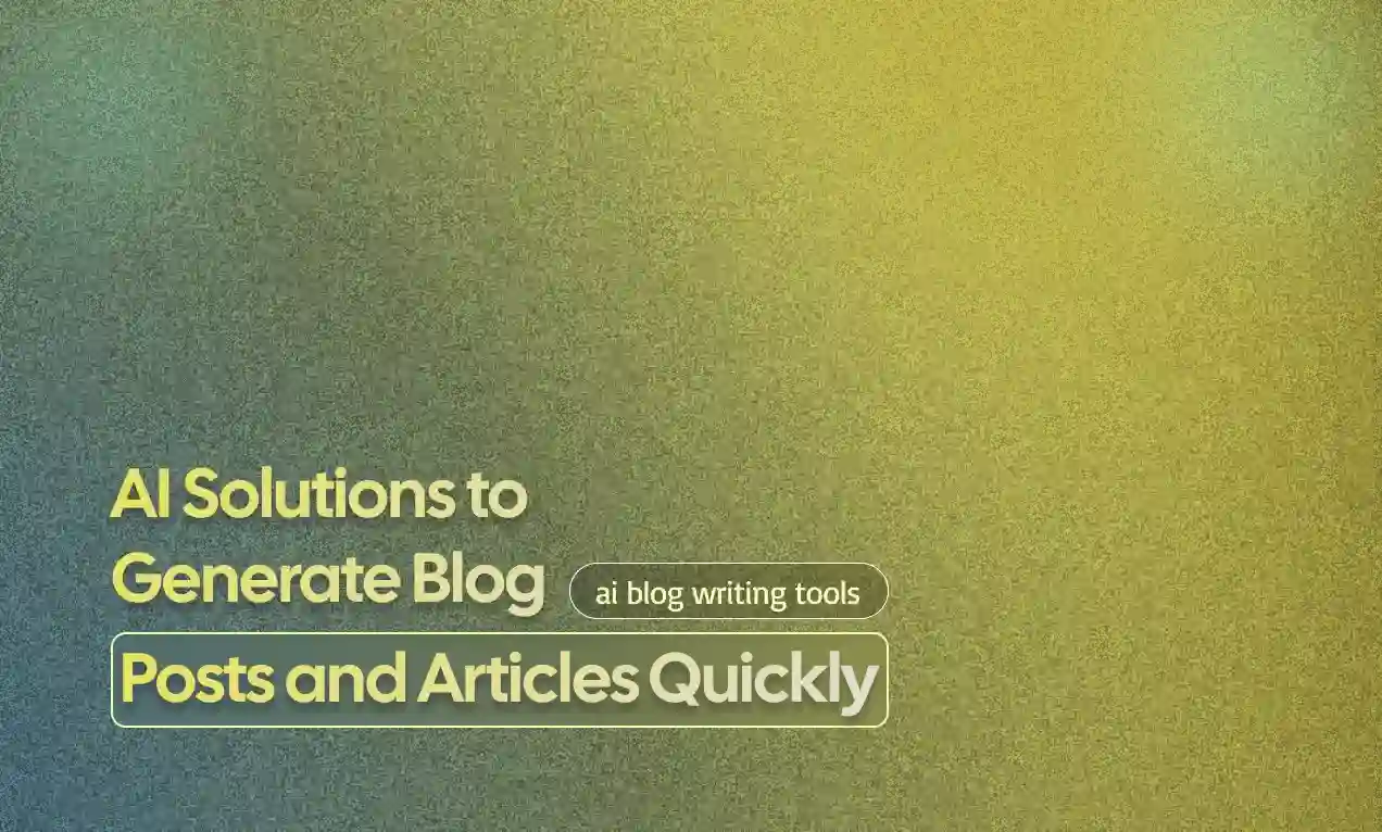 Generate Blog Posts and Articles Quickly
